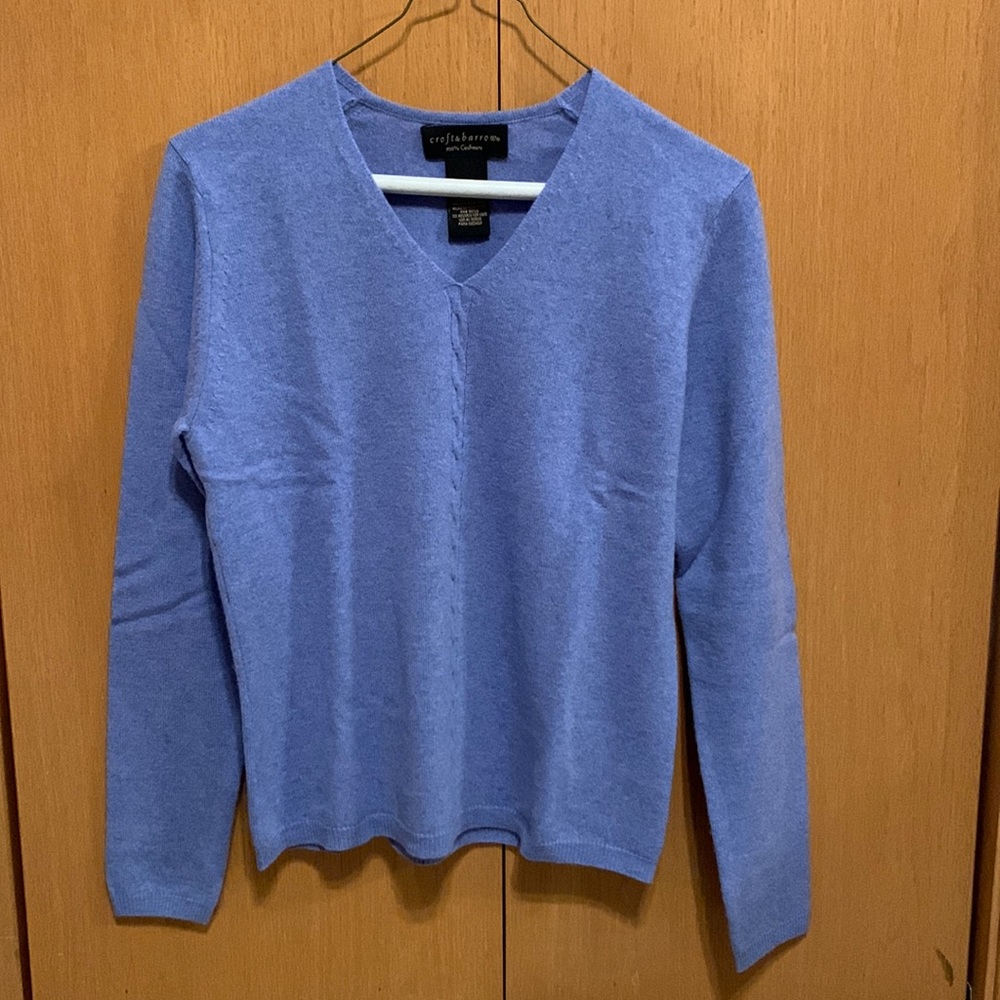 Croft & Barrow Cashmere VNeck Sweater